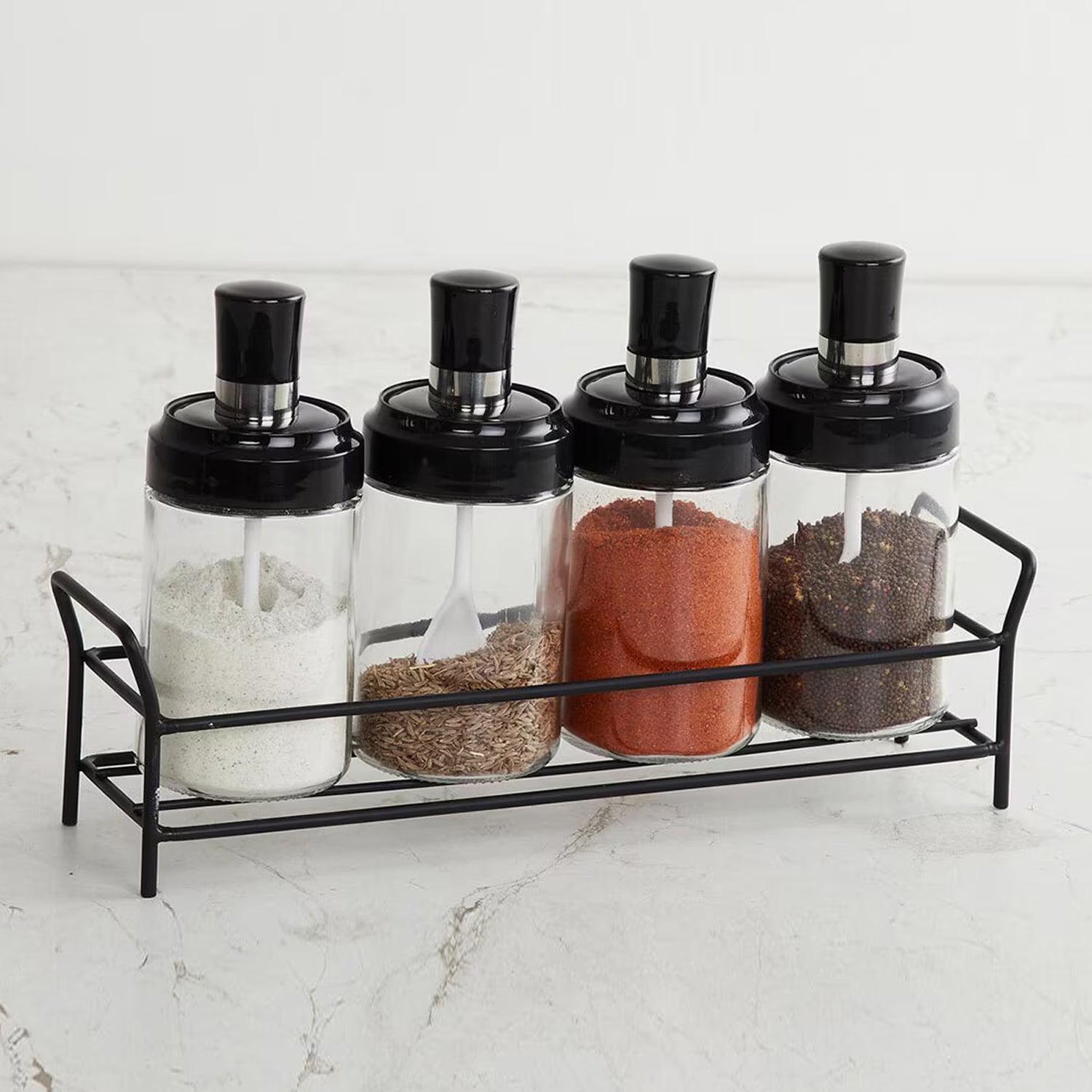 Transparent Glass Oil Dispenser 500 ML Bottle Set of 2, Spice Jar 250 ML Set of 3, Oil Bottle for Kitchen, Oil & Vinegar Storage Glass Bottle, Glass Container for Spice, Masala (5 Pcs Set) Transparent Glass Oil Dispenser 500 ML Bottle Set of 2, Spice Jar 250 ML Set of 3, Oil Bottle for Kitchen, Oil & Vinegar Storage Glass Bottle, Glass Container for Spice, Masala (5 Pcs Set)